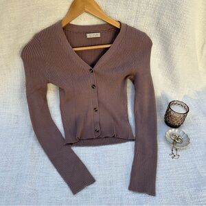 active usa | size m | neutral button cardigan